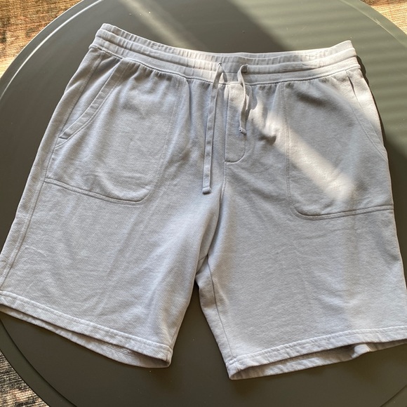 - NWT Vince. French Terry Garment Dye Short XL in Washed Highwater Blue - Picture 5 of 11